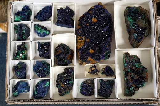 Azurite and malachite picture