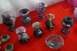 Fluorite vases